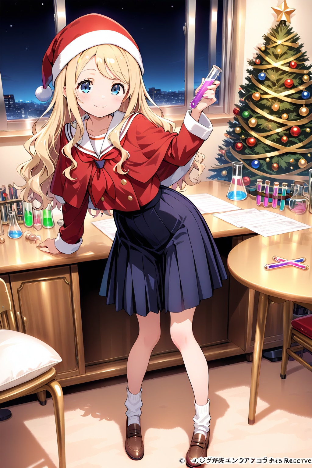 サンタ風のちちぷいちゃん | の人気AIイラスト・グラビア