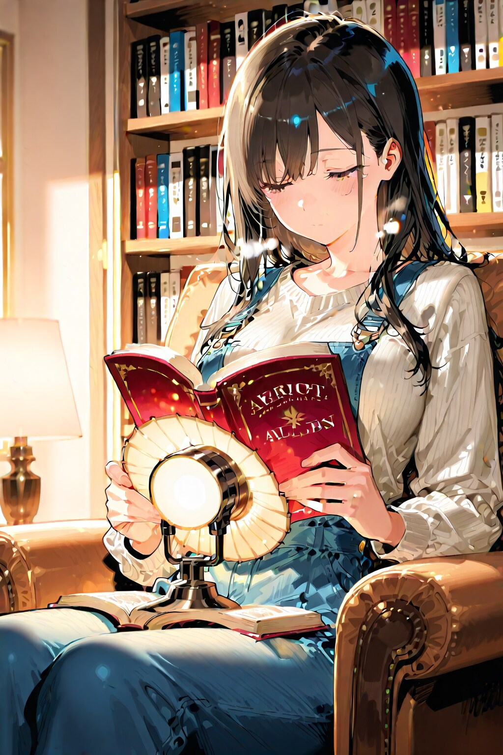読書中に居眠り