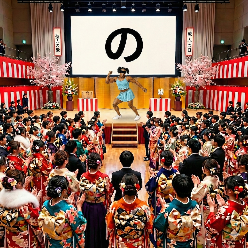 成人式に駆けつけたこなつちゃん(?)