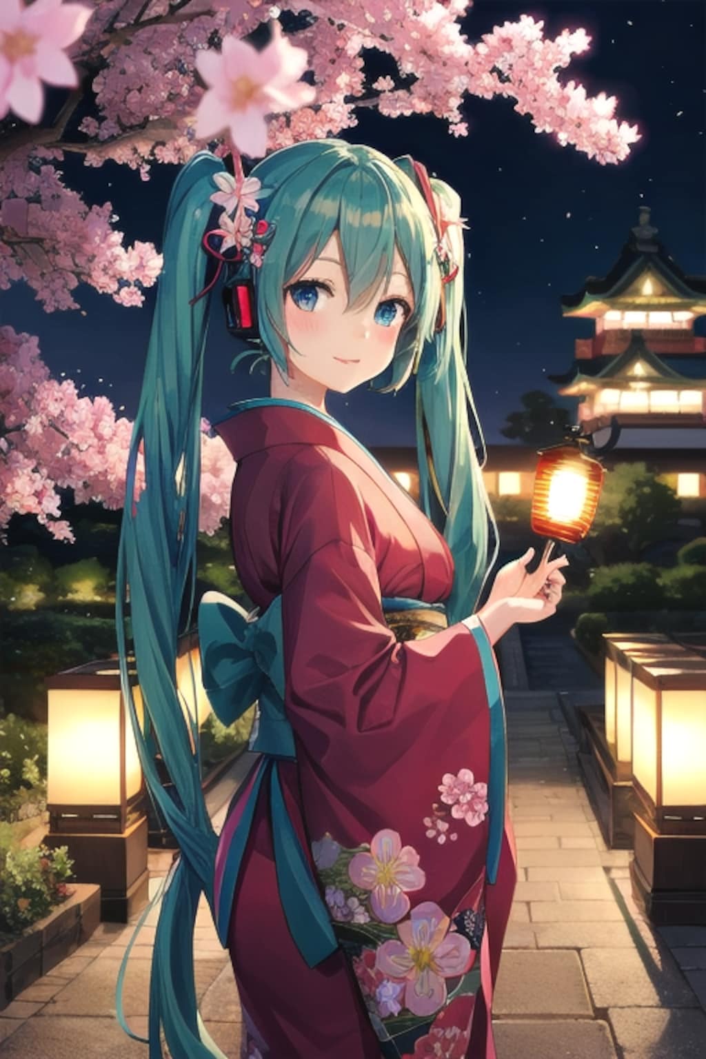 和服のミクちゃん