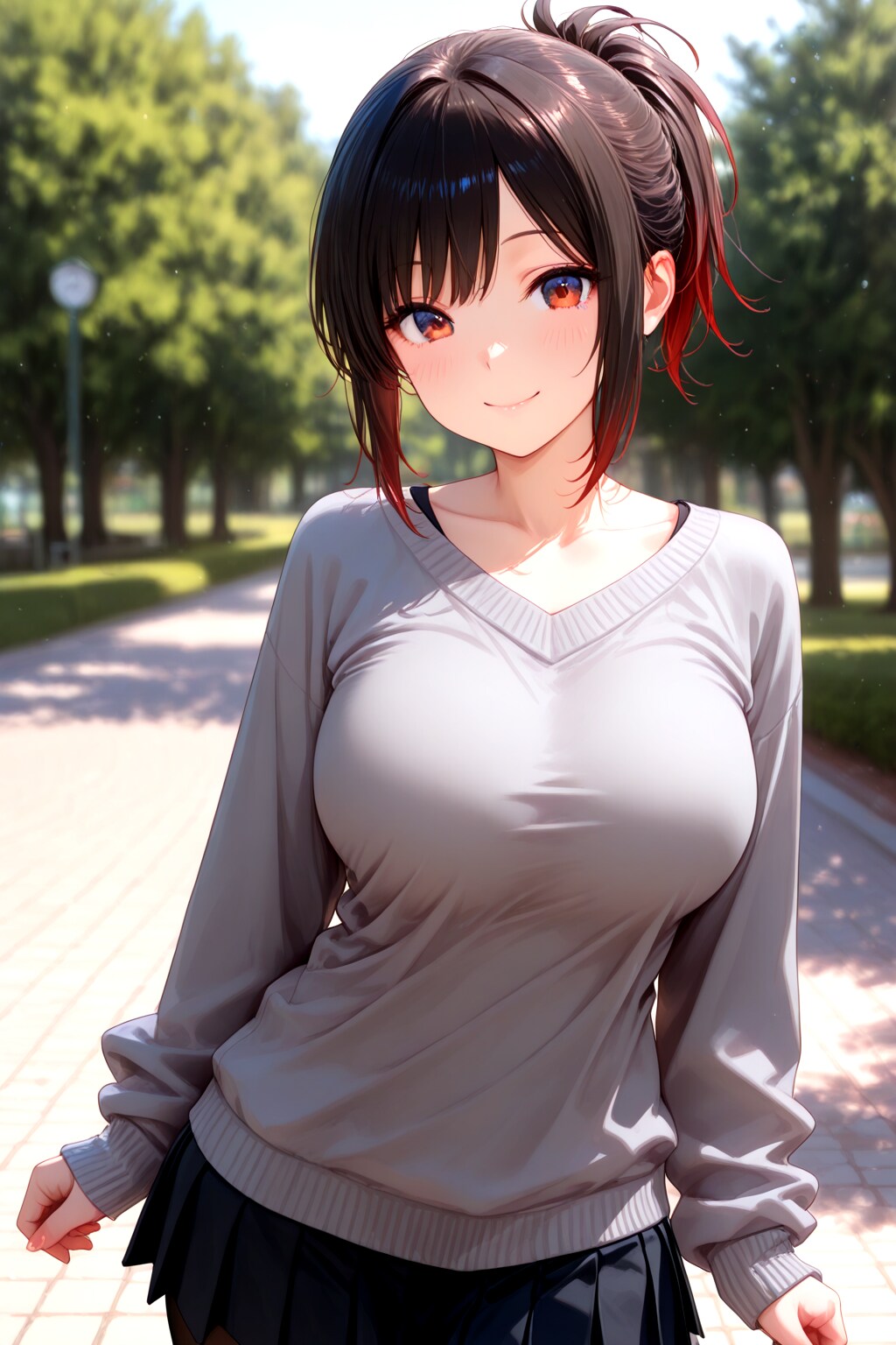 256（グレーのセーター）