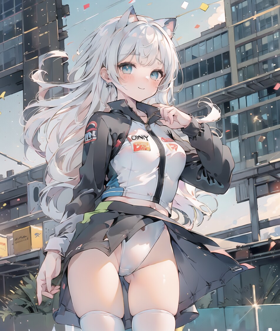 ねこみみレースクイーン少女