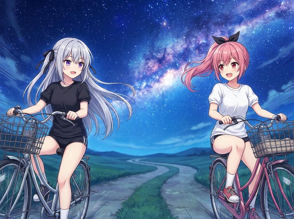 星空サイクリング