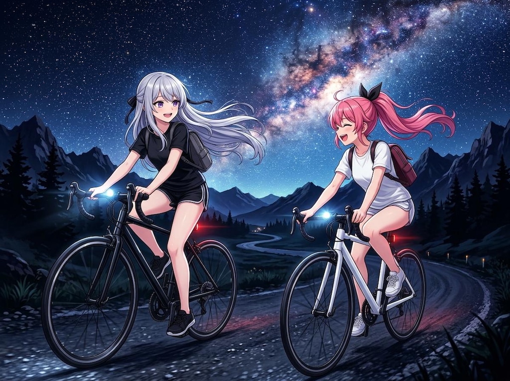 星空サイクリング