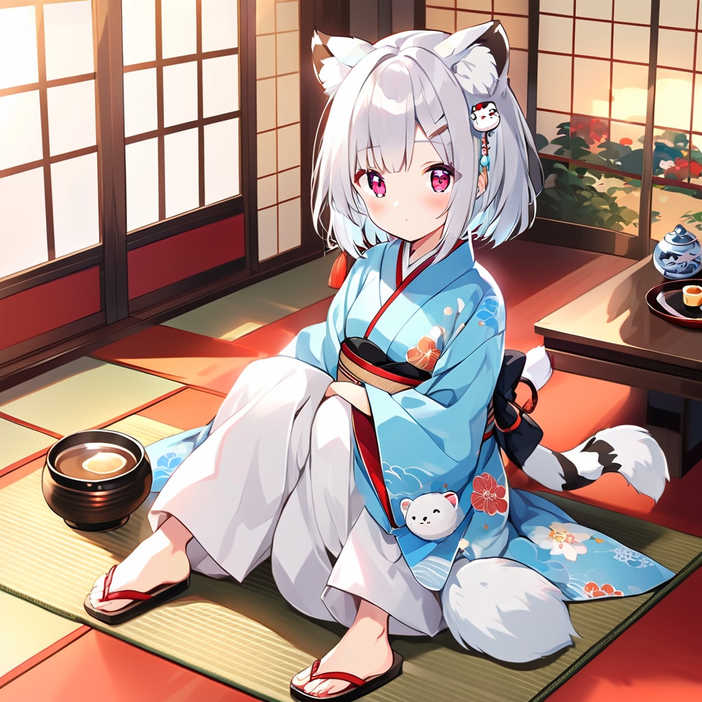 お行儀の悪い茶道部 | の人気AIイラスト・グラビア