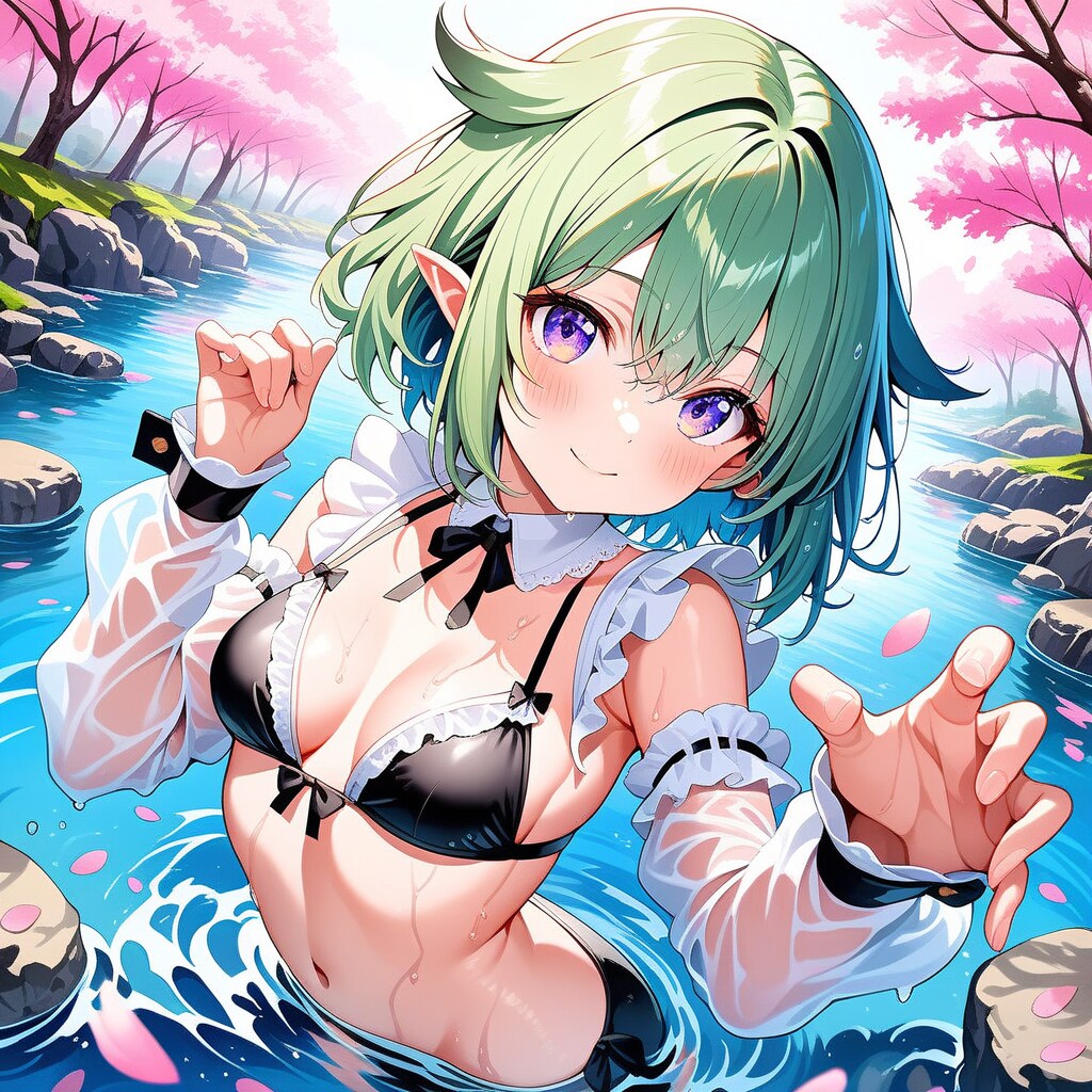 メイドビキニエルフ娘