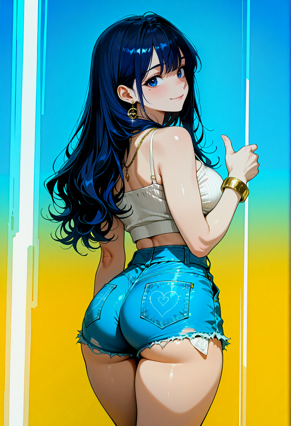 青空の下であいの夏色スマイル