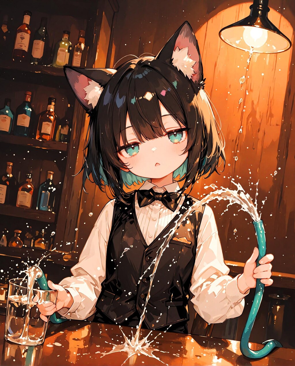 水でも飲んでろ少女
