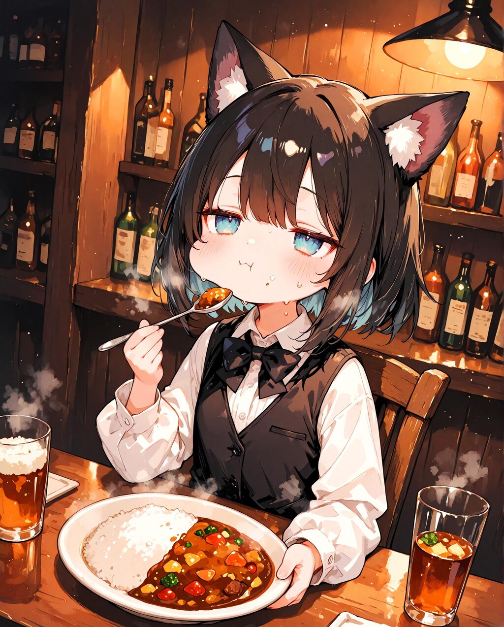 水でも飲んでろ少女