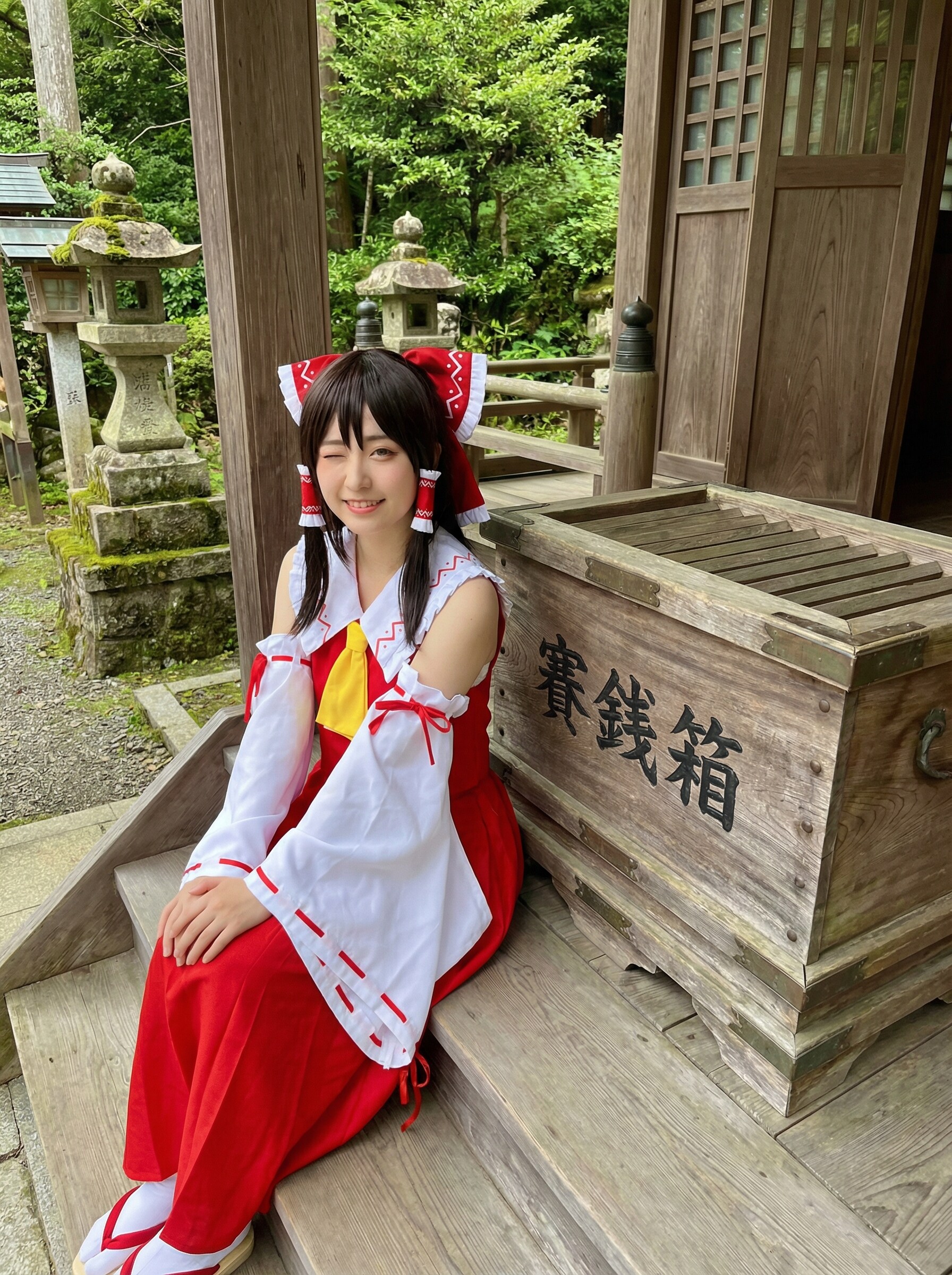 博麗霊夢コスプレ少女 | の人気AIイラスト・グラビア