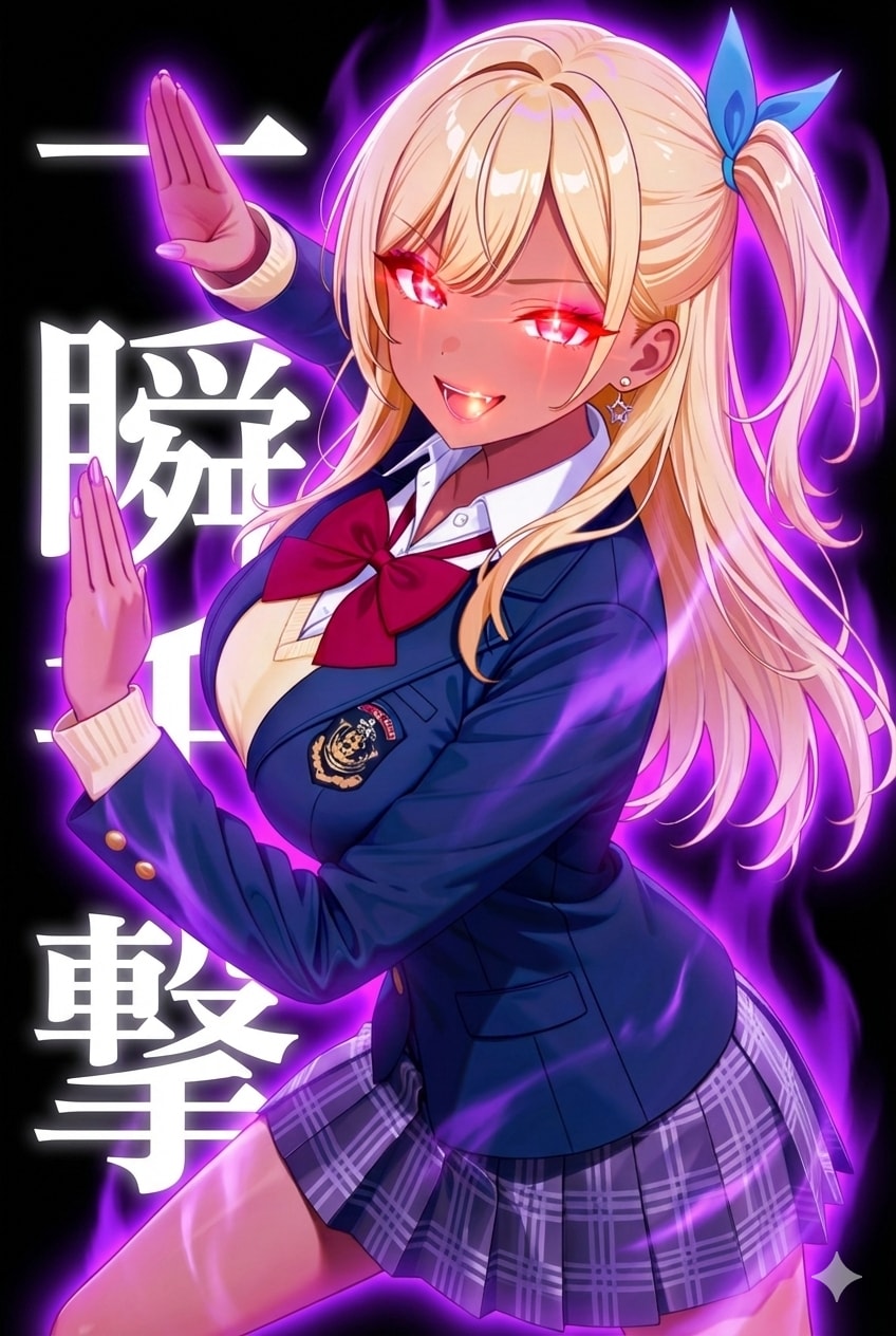 殺意のギャルに目覚めたナミちゃん | の人気AIイラスト・グラビア