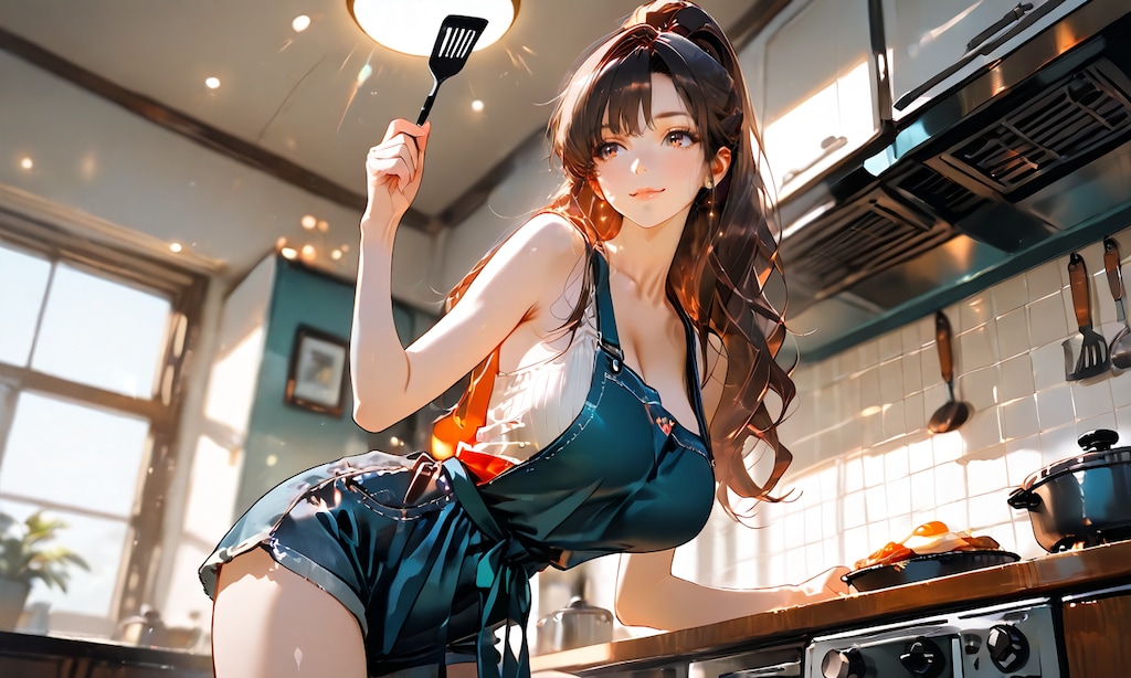 セーラージュピター、朝の台所で手料理をふるまう世話焼き