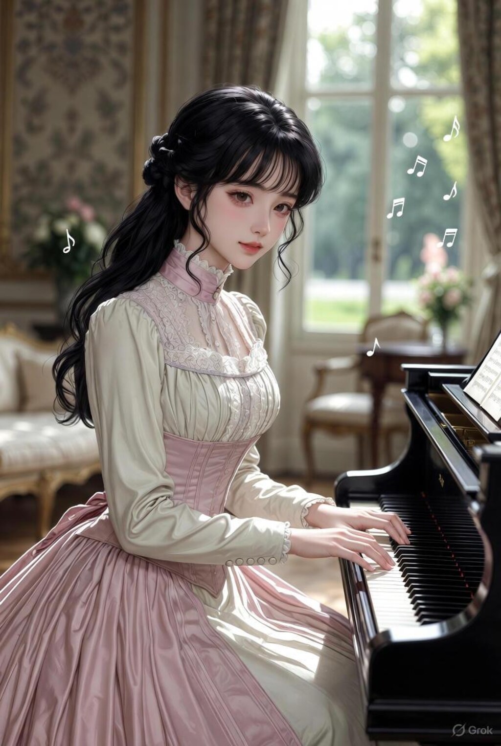 貴族令嬢（ピアノ）