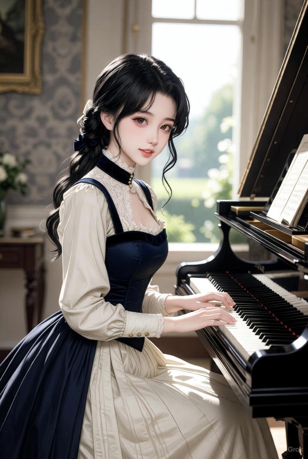 貴族令嬢（ピアノ）