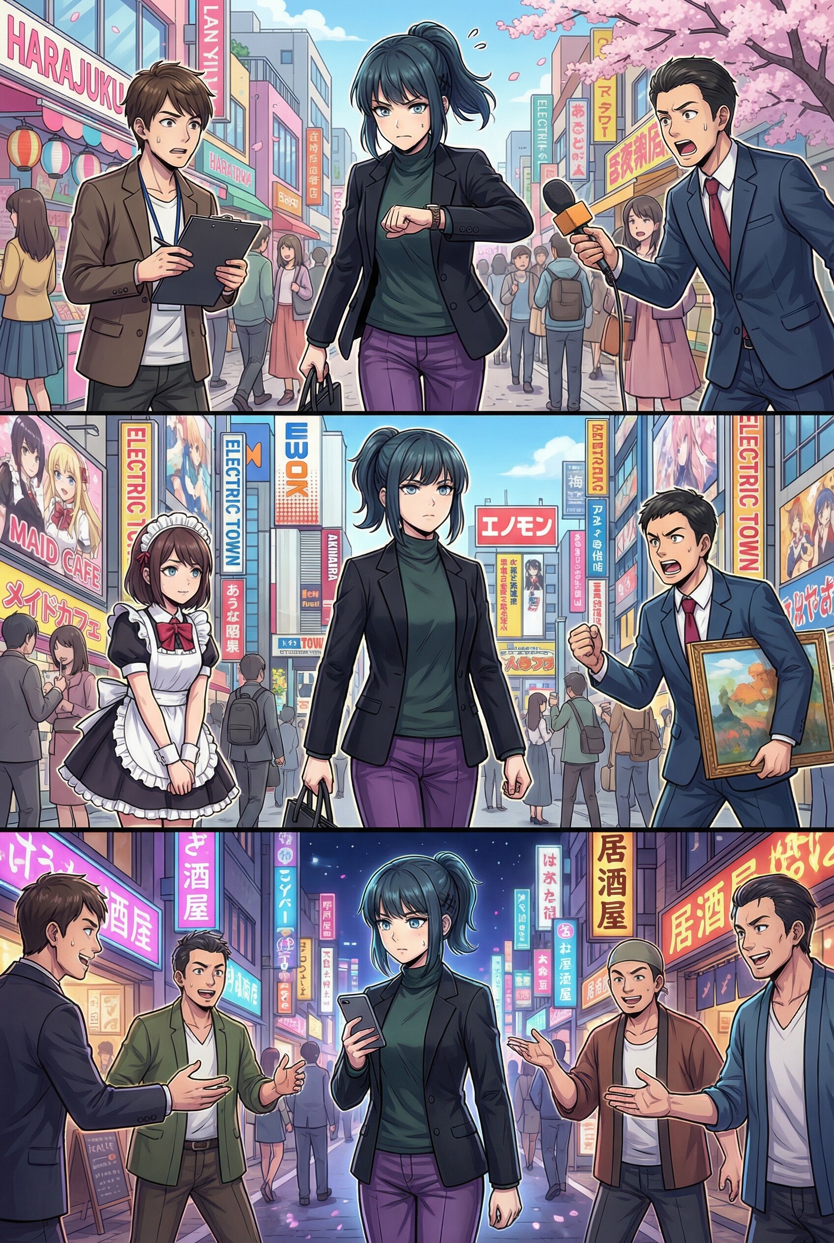 客引きとか勧誘とか絵画商法とか
