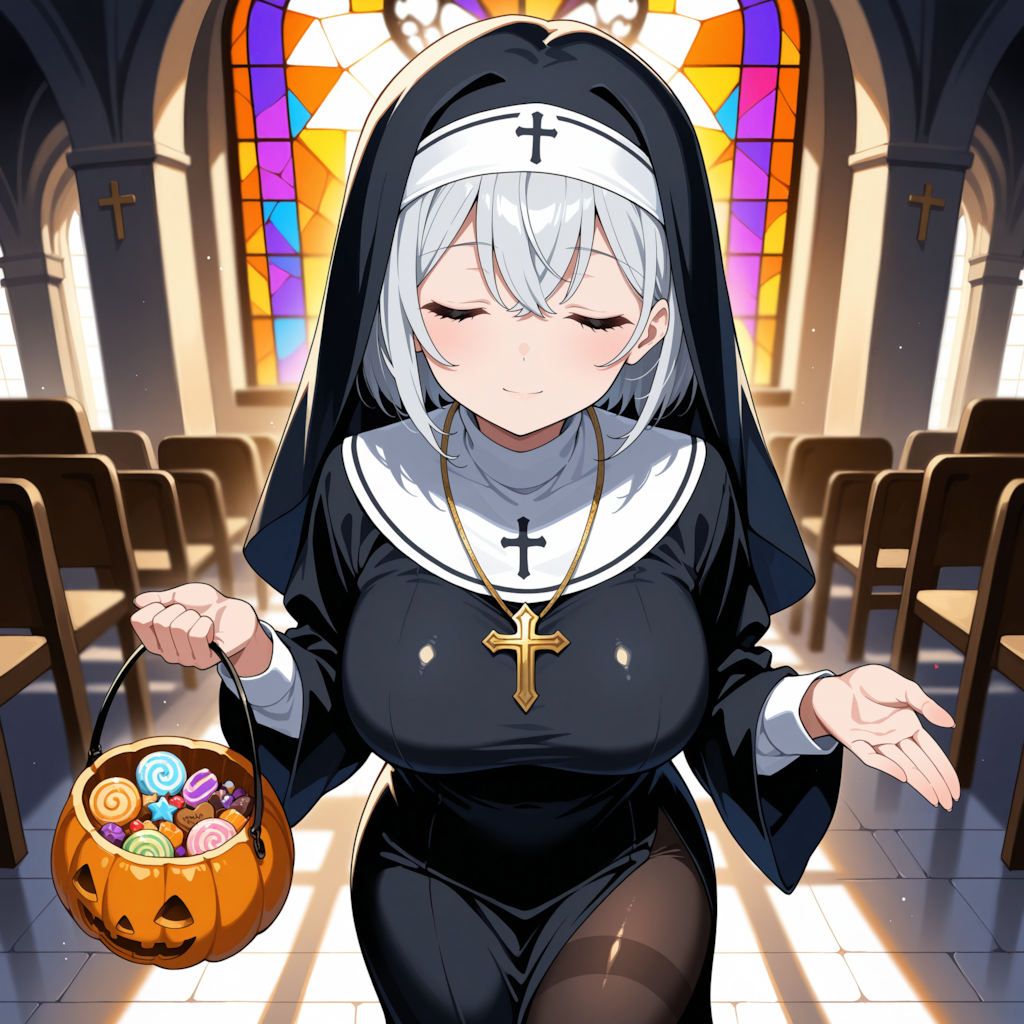 聖職者さん・お菓子（トリート）をどうぞ