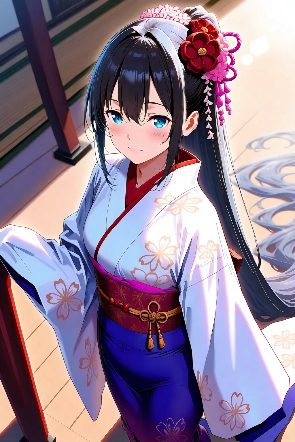 めっちゃ髪長い！