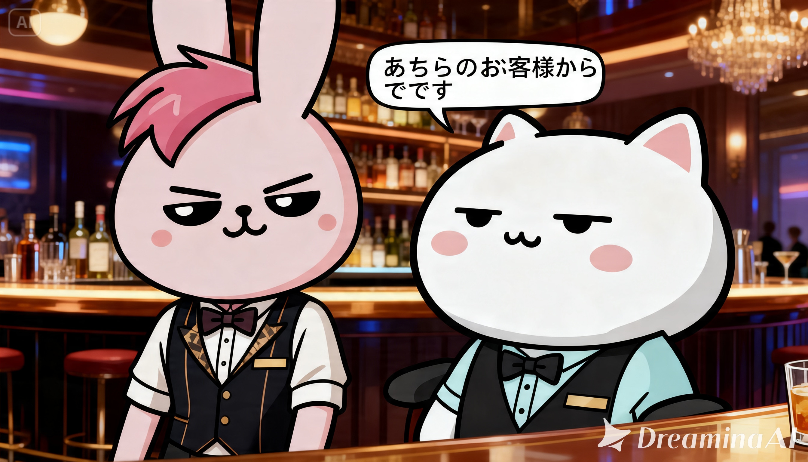 バーテンダー見習い