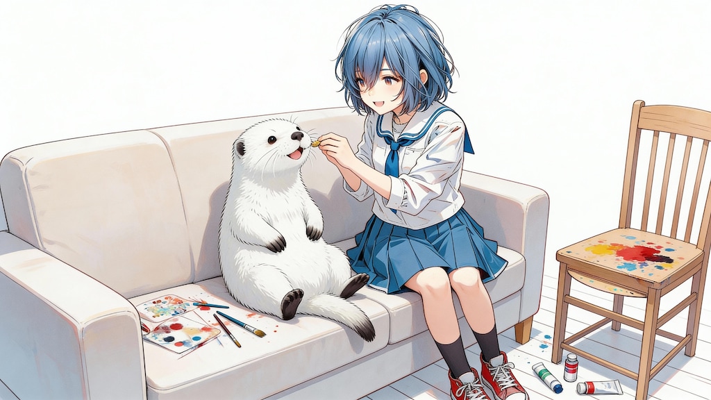 倦怠少女と白いラッコ