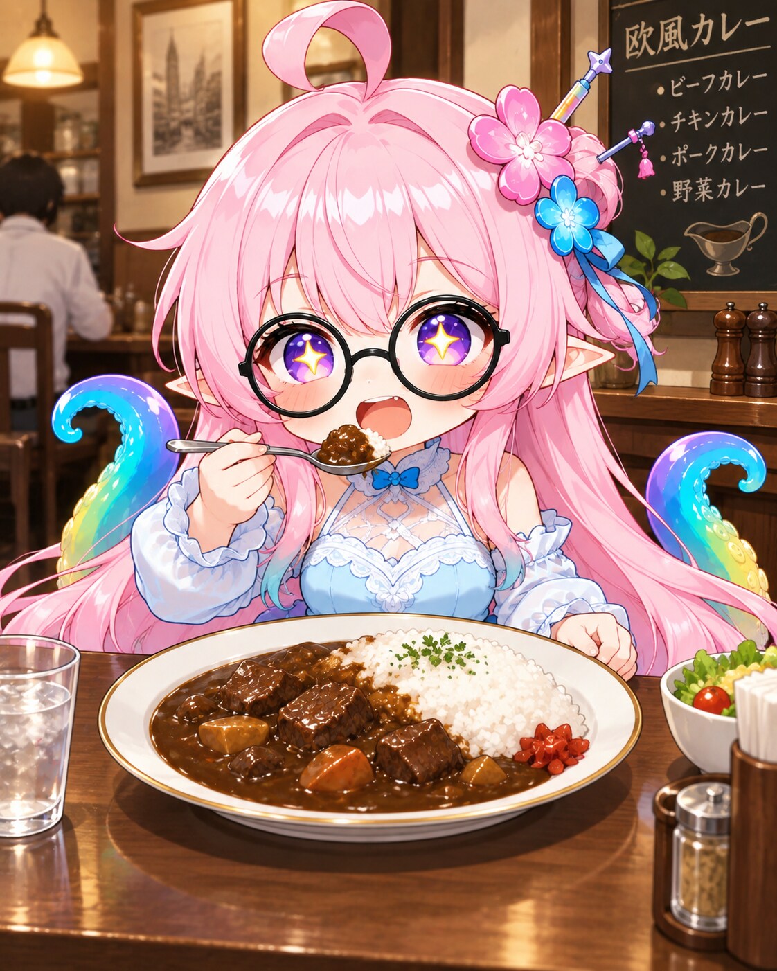 カレー食べました | の人気AIイラスト・グラビア