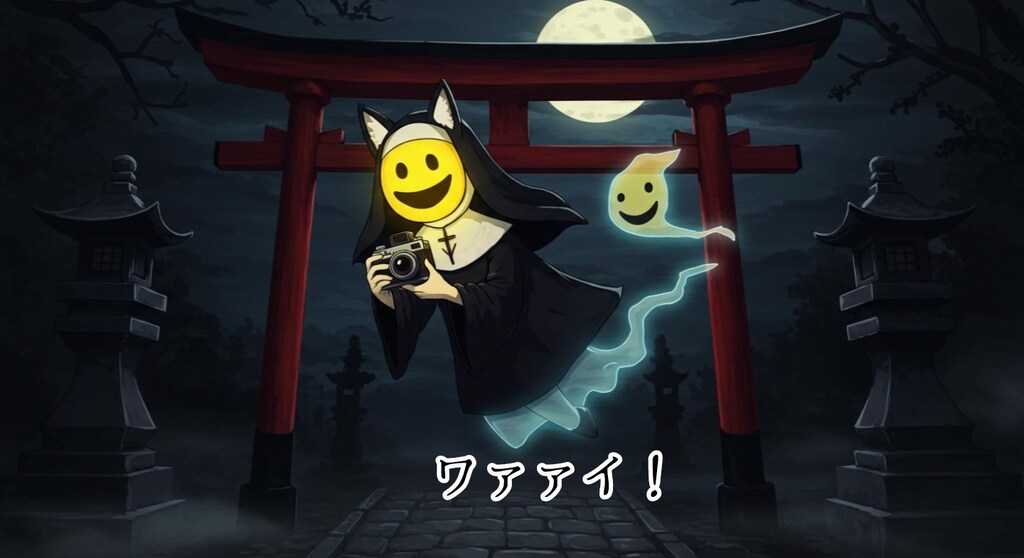 #オキツネ探索神社『真相究明ホホエミ！』 【ニャンノ世界】