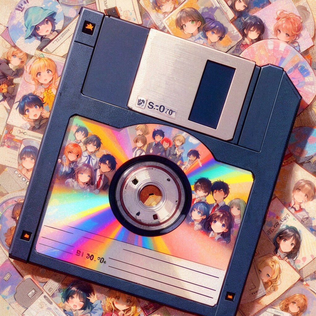 フロッピーにCDをライドオン！
