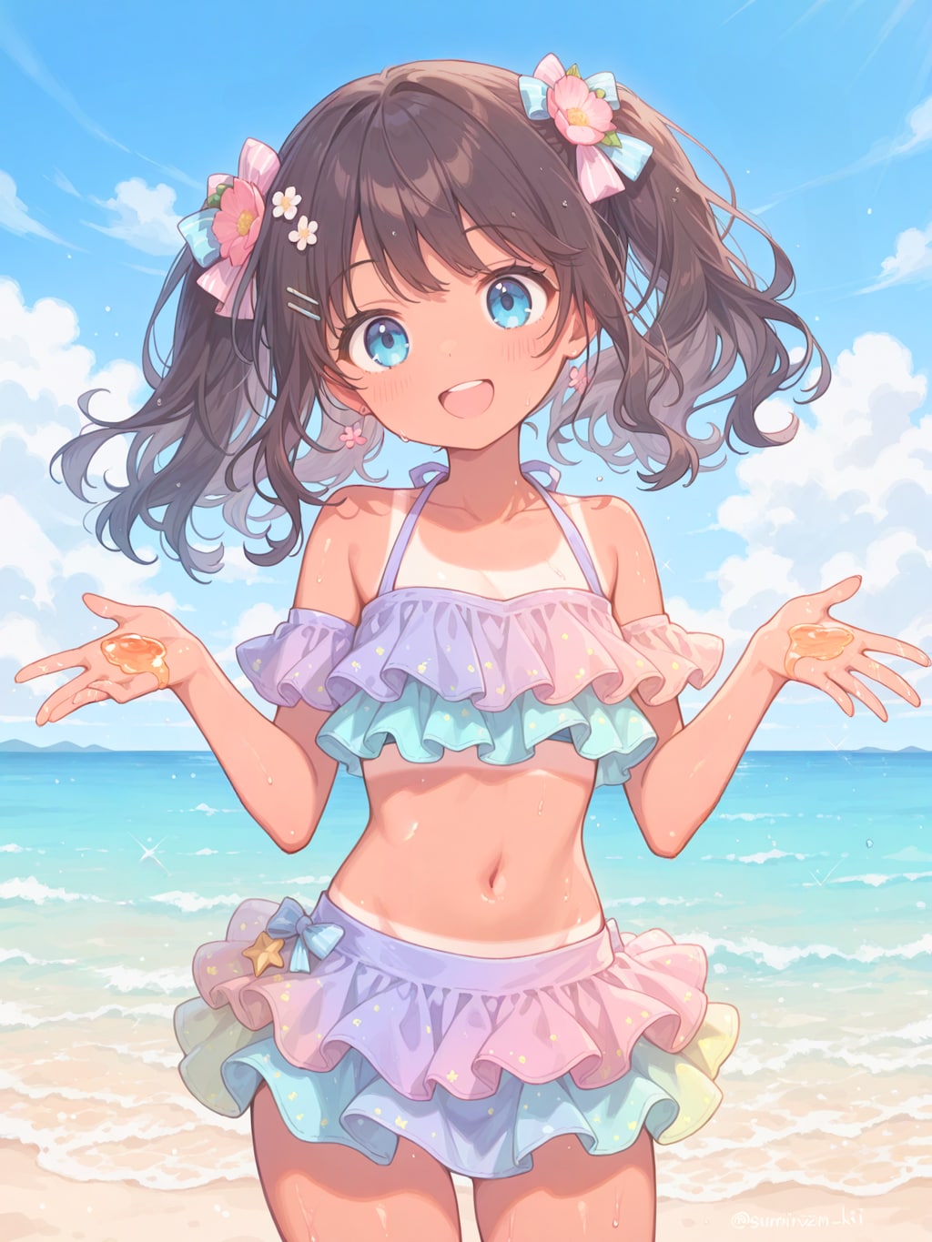 サンオイル塗ってあげる