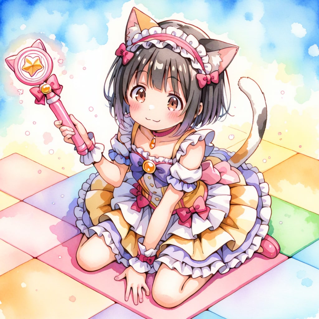 魔法少女にゃん（３）HARPY | の人気AIイラスト・グラビア