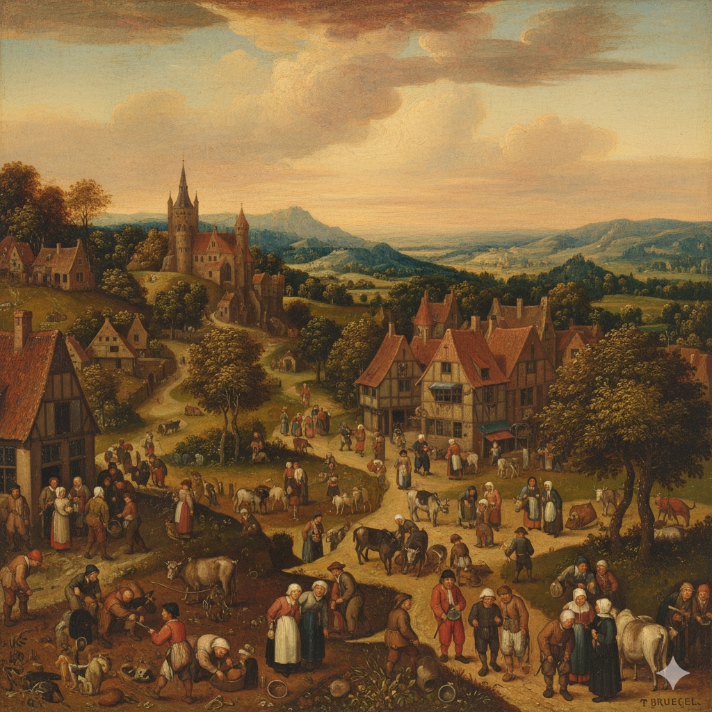 欧州の村々と人々と