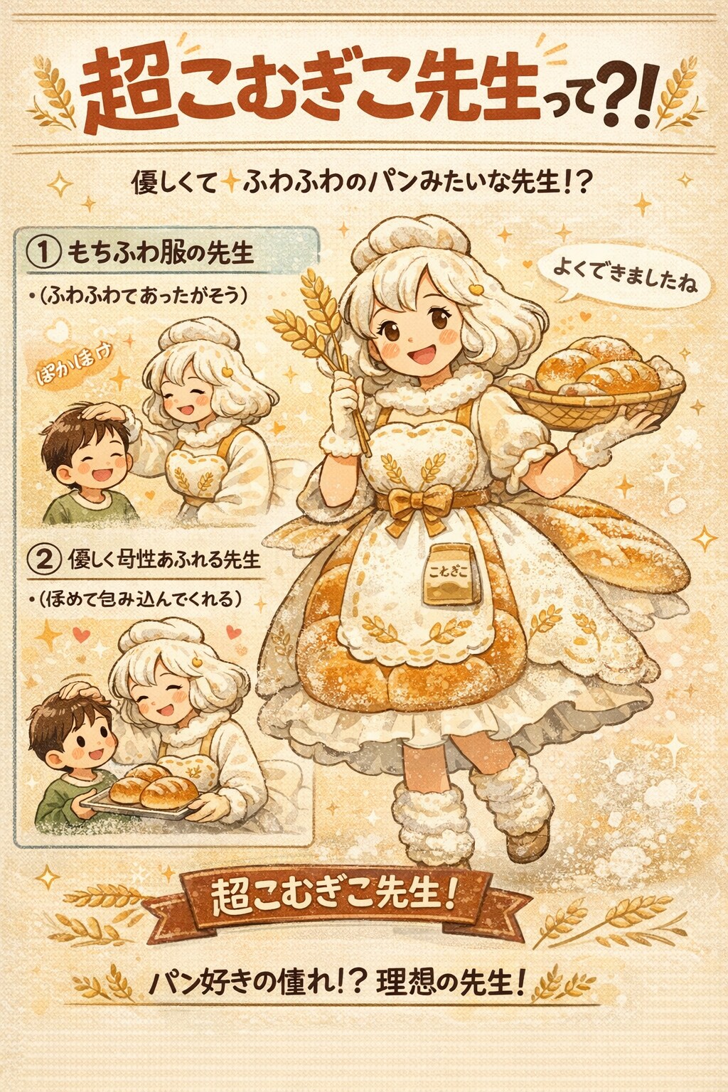 超こむぎこ先生！