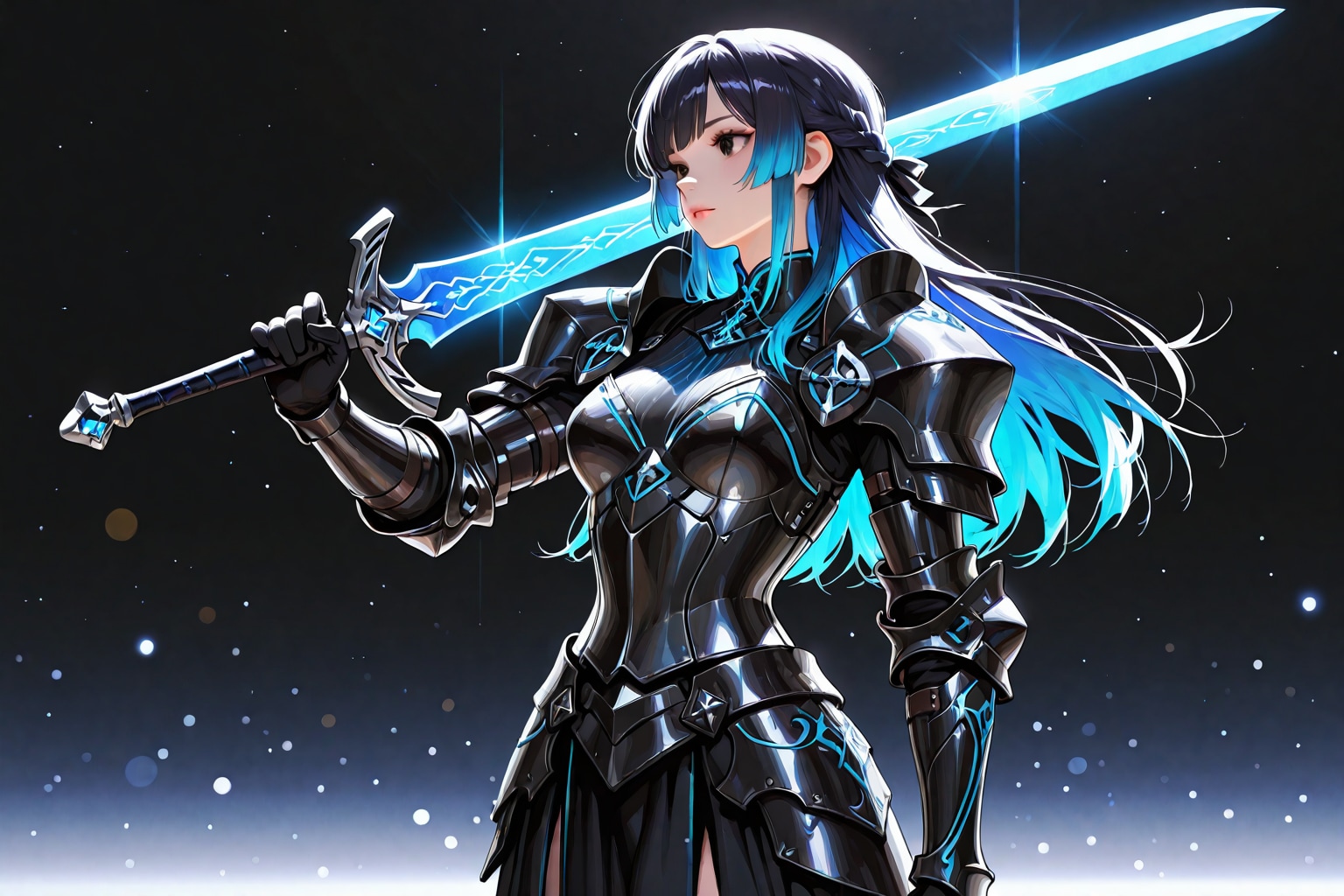 黒騎士さん① | の人気AIイラスト・グラビア