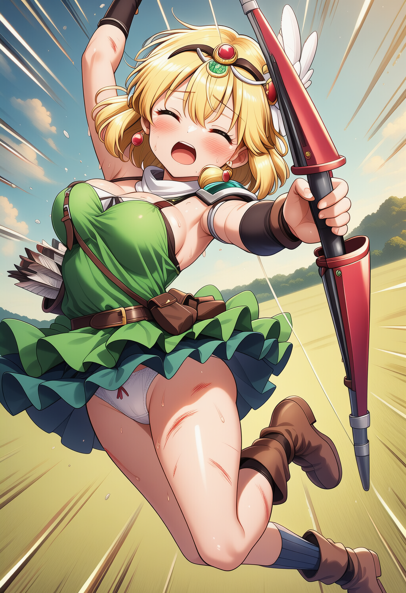 ファンナに100のダメージ！