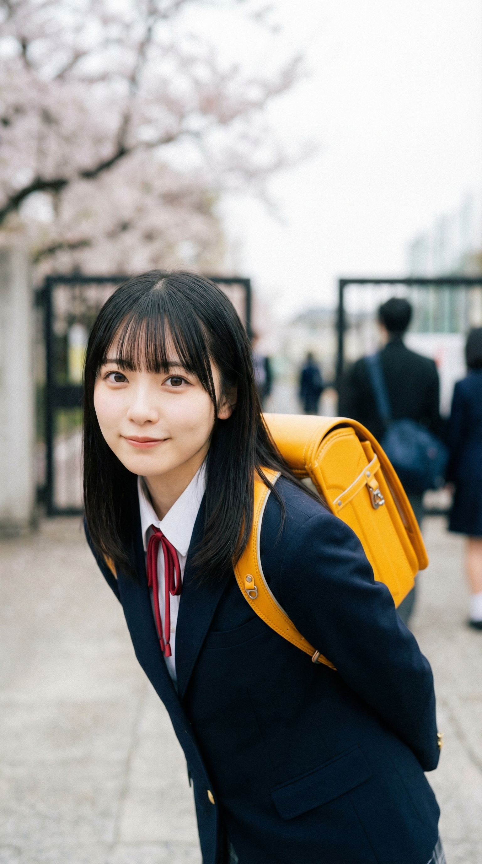 A First Step Beneath Falling Blossoms | の人気AIイラスト・グラビア