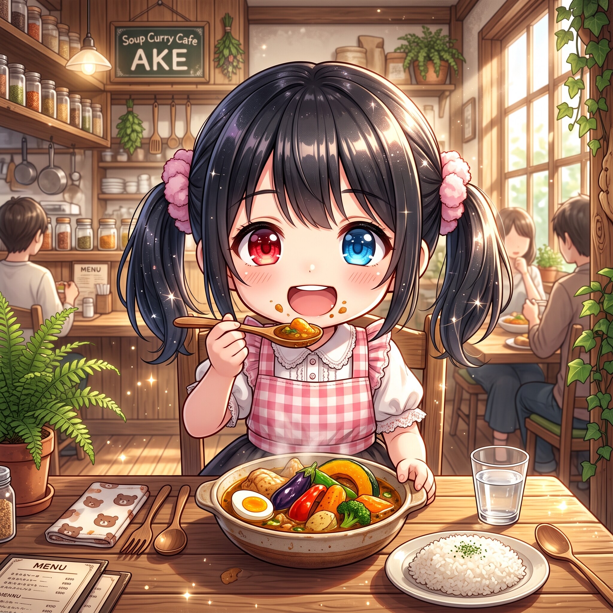 今日のお昼はスープカレーです | の人気AIイラスト・グラビア