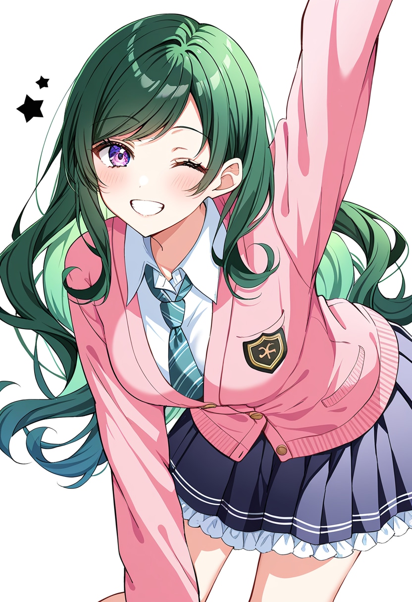 緑髪の美少女 | の人気AIイラスト・グラビア