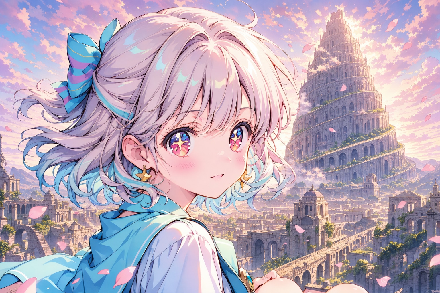 バベルの塔と日向ちゃん | の人気AIイラスト・グラビア