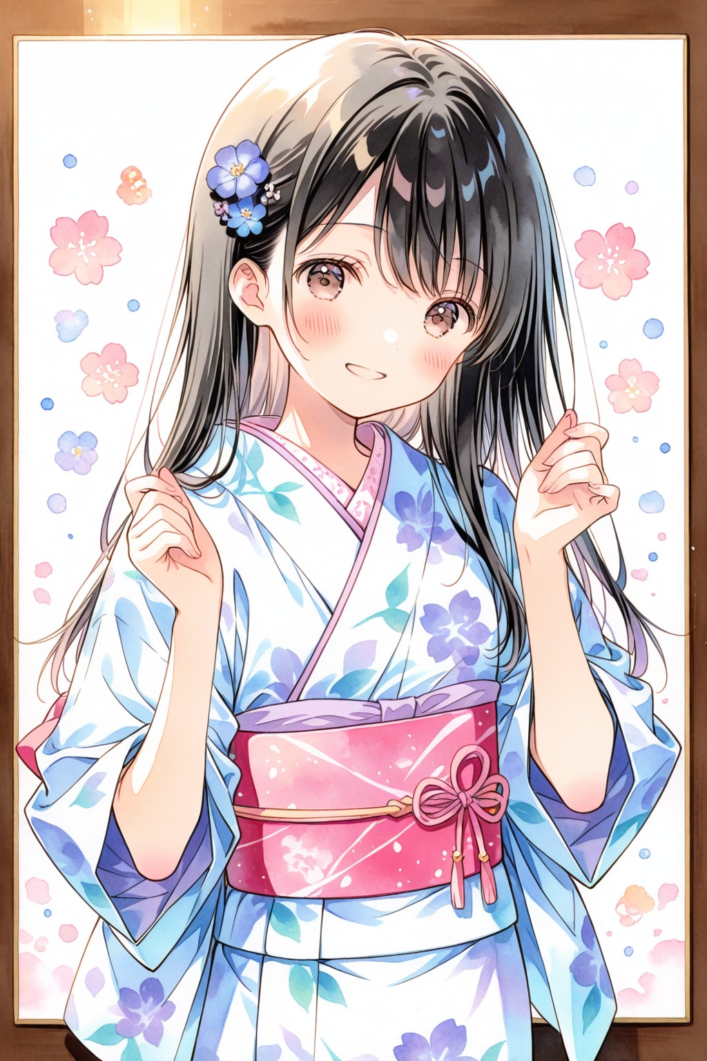 浴衣女子 | の人気AIイラスト・グラビア