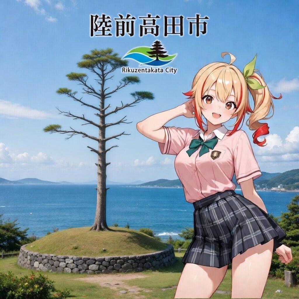 9.「り」→「陸前高田 りくぜんたかた」かにすけ | の人気AIイラスト・グラビア