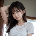 へそ出しコーデの先生 5枚目