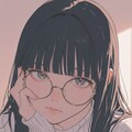 セーターと眼鏡 2枚目
