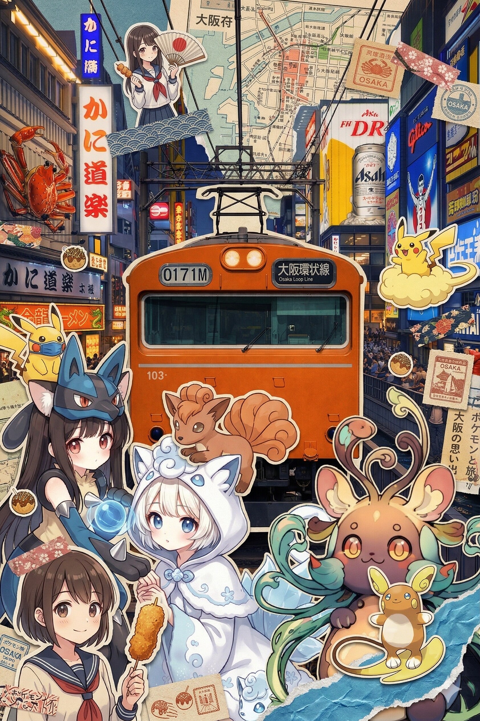 こてこて大阪　その❶ | の人気AIイラスト・グラビア