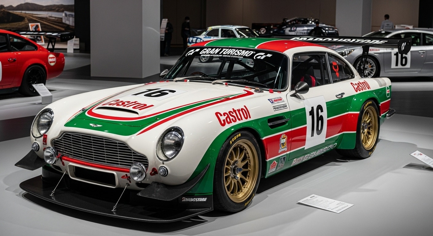 カストロールアストンマーティンレーシングカー | の人気AIイラスト・グラビア