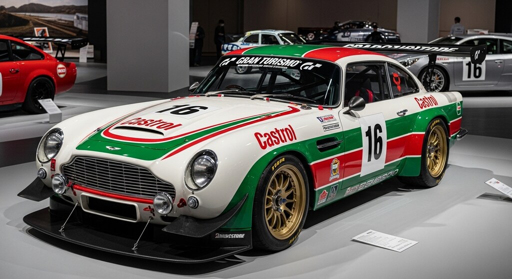 カストロールアストンマーティンレーシングカー