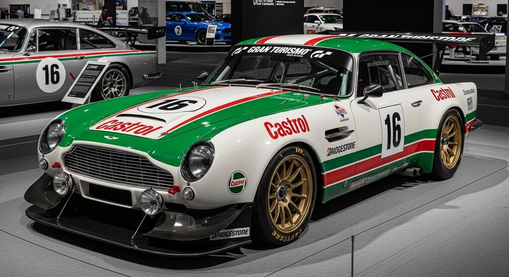 カストロールアストンマーティンレーシングカー