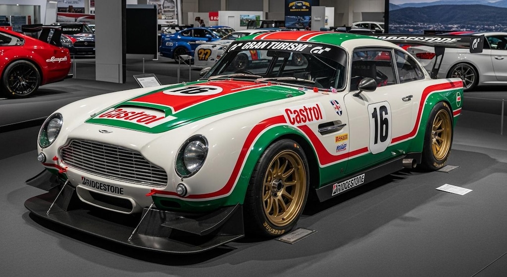 カストロールアストンマーティンレーシングカー