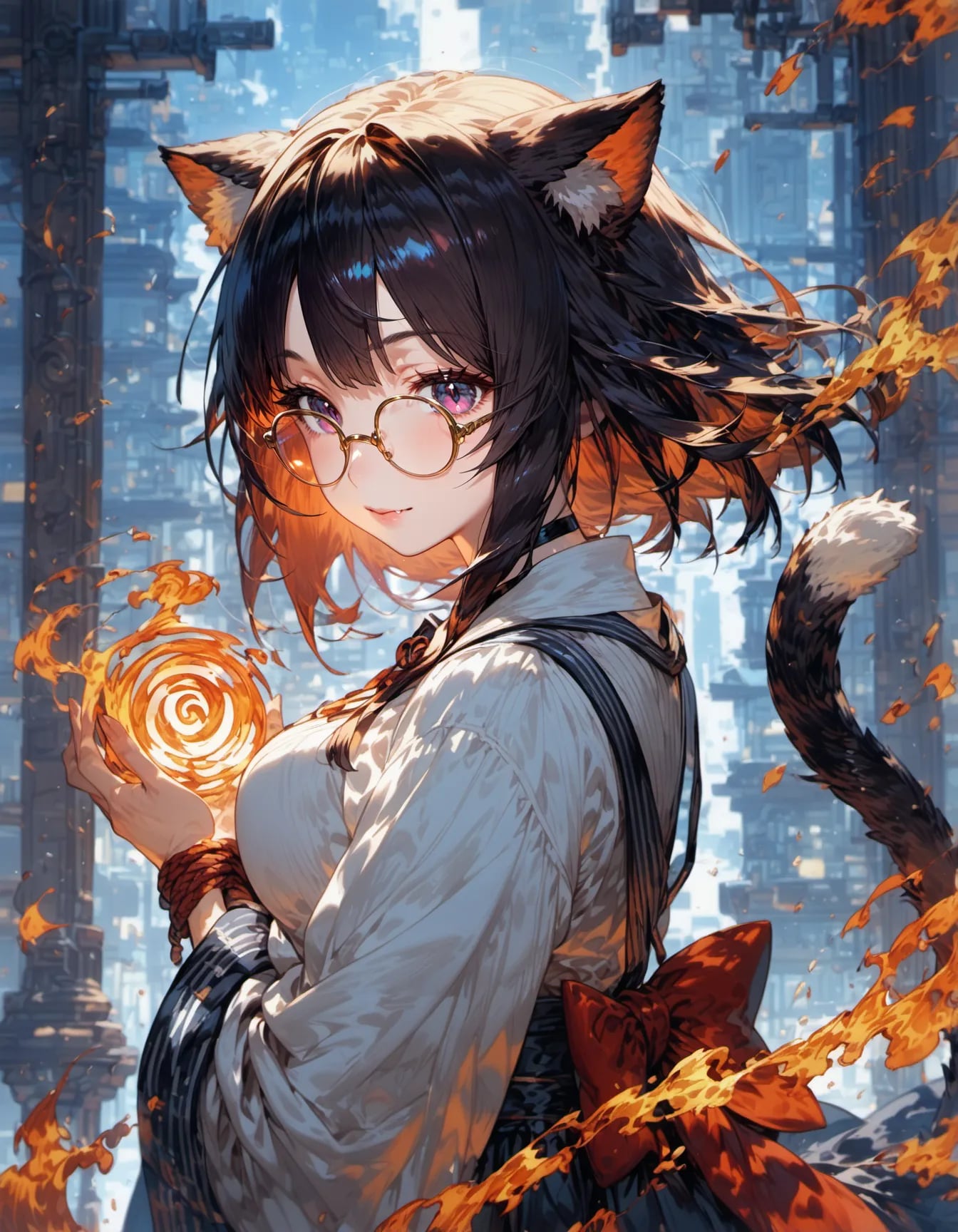 Ember of the Concrete Jungle | の人気AIイラスト・グラビア