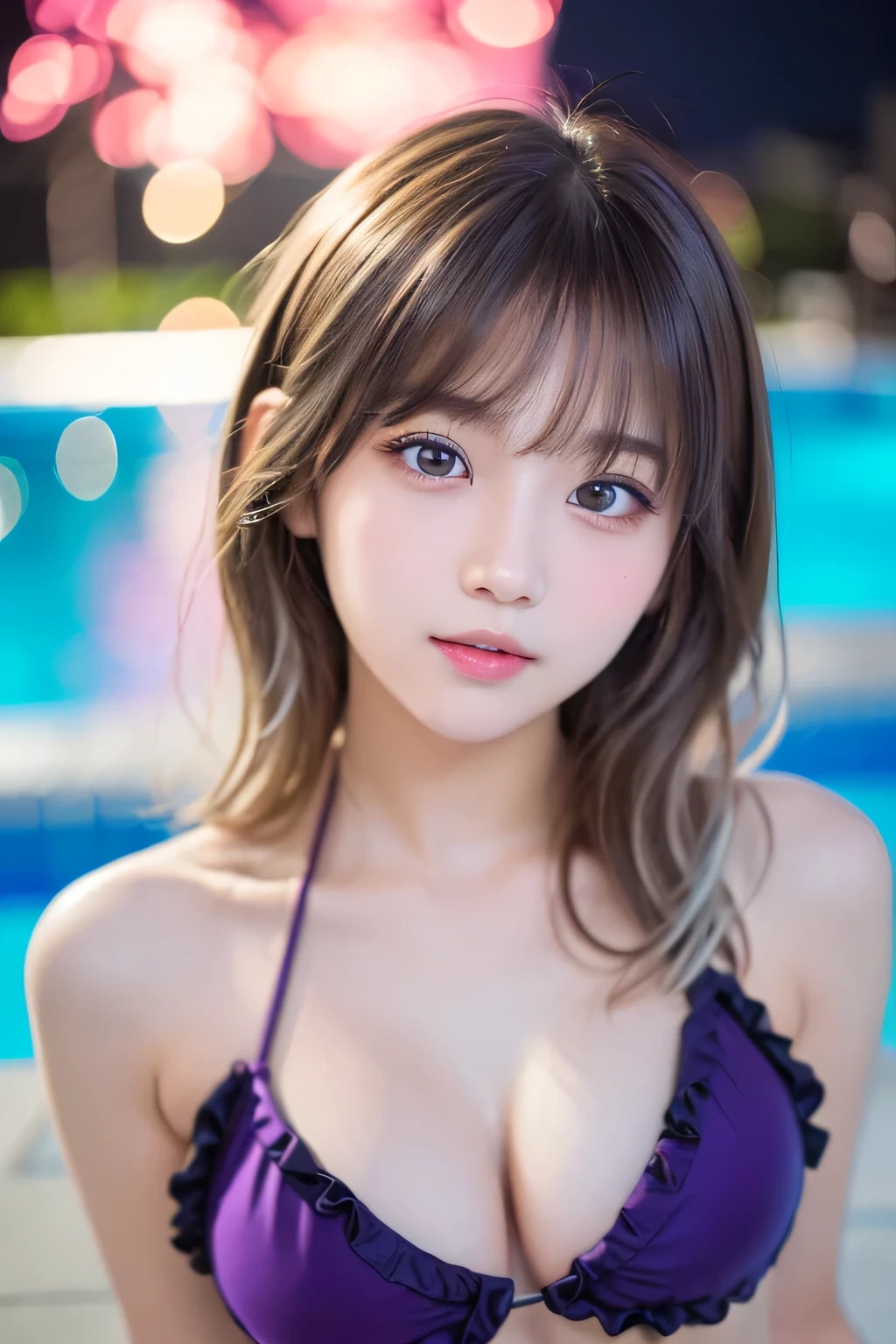night pool