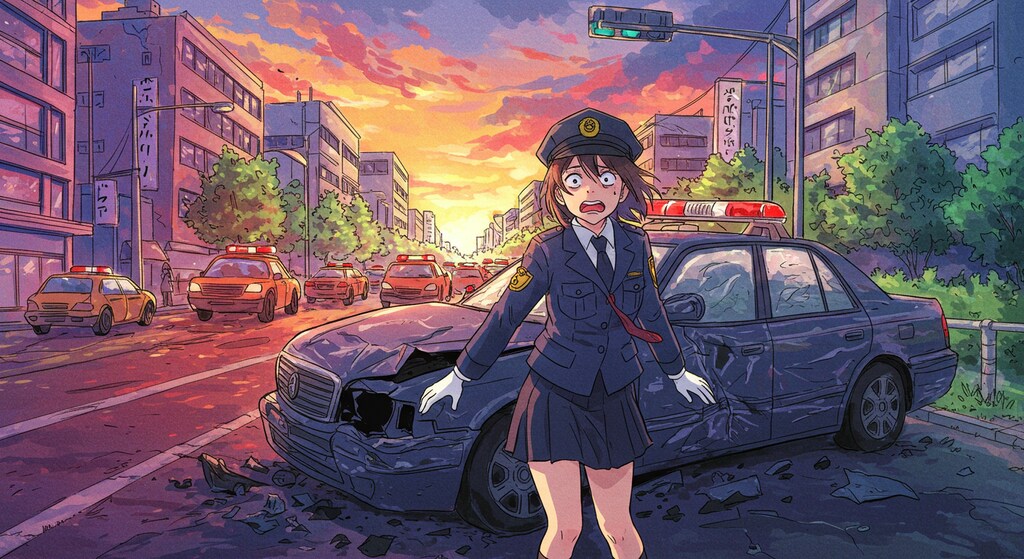 婦警さん、危機一髪！