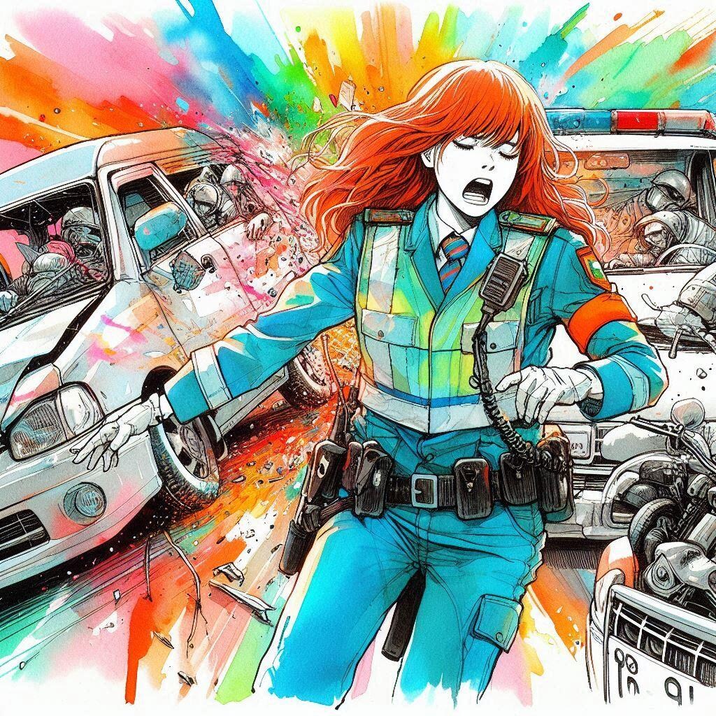 婦警さん、危機一髪！