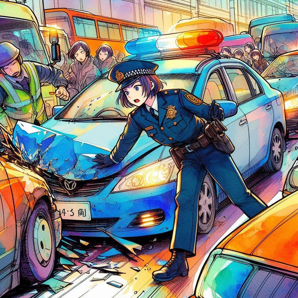 婦警さん、危機一髪！